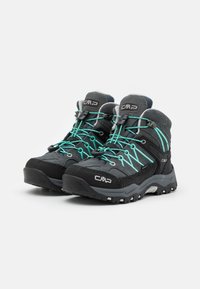 CMP KIDS RIGEL MID TREKKING SHOES WP UNISEX - Fjellsko - titanio/acqua