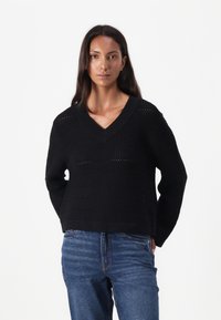 TOM TAILOR DENIM V NECK - Maglione - deep black