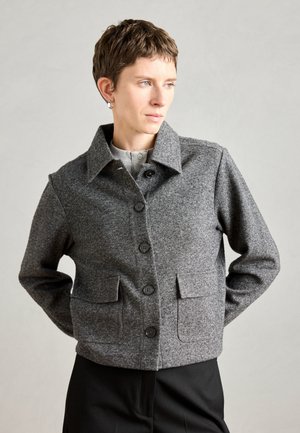 Kevyt takki - grey melange