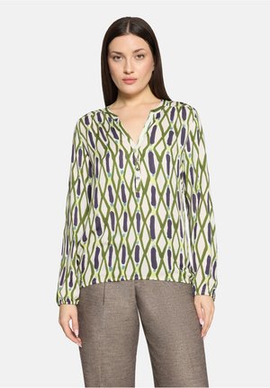 MIT MUSTER - Bluse - green/blue