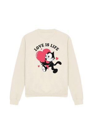 Universal Studios, FELIX THE CAT VALENTINE'S DAY LOVE IS LIFE - Sweatshirt - off-white