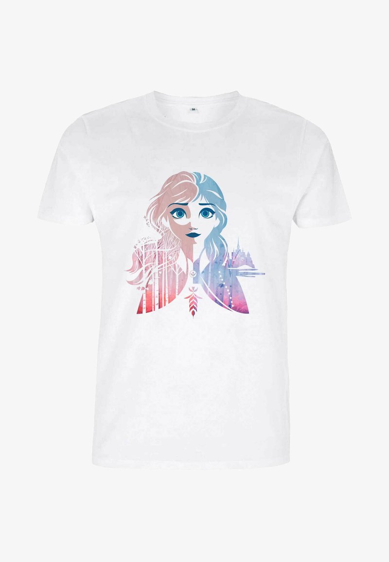 Disney FROZEN 2 ANNA SEASONS - Camiseta estampada - white
