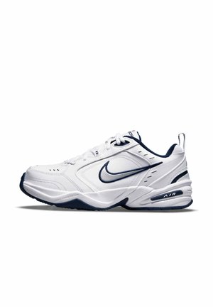 LIFESTYLE GYM AIR MONARCH IV EXTRA WIDE - Zapatillas - white midnight navy white metallic silver