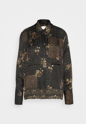 Replay Skjortebluse - deep brown/desert