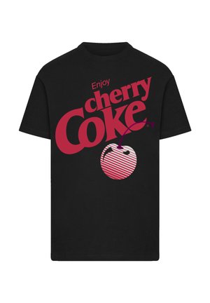 COCA COLA ENJOY CHERRY COKE - Print T-shirt - schwarz