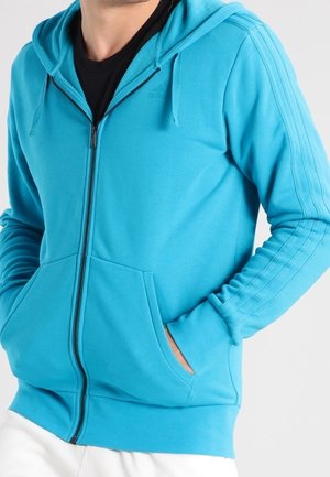Sweater met rits - green