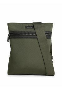 Calvin Klein FLAT - Borsa a tracolla - dark olive