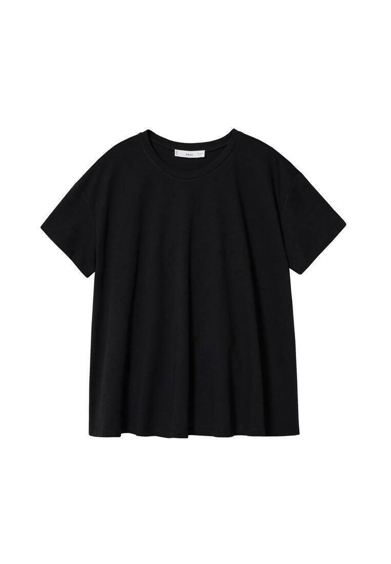 Mango T-shirt basic zwart Mango T-shirt basic zwart