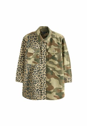 Denimová bunda - camouflage