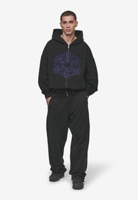 Pegador DALK BOXY JACKET - Φούτερ με φερμουάρ - vintage black