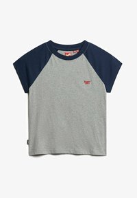 Seleccionado, grey marl preppy navy