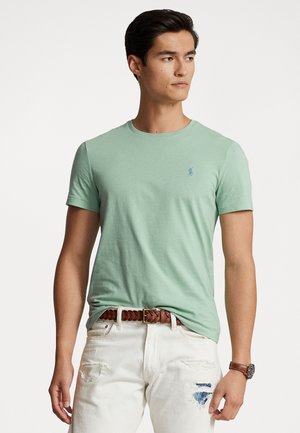 Polo Ralph Lauren CUSTOM SLIM FIT JERSEY CREWNECK T-SHIRT - T-shirt basic - celadon