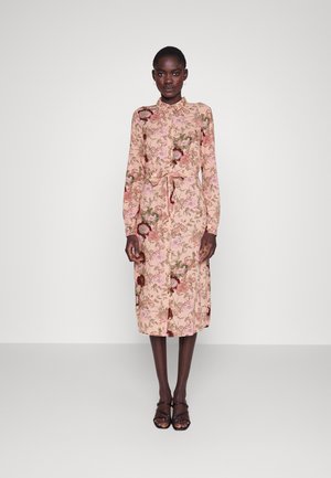 Vero Moda Tall VMANNA CALF SHIRT DRESS - Skjortekjole - light pink