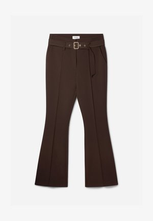 Aaiko, GLENN BELT RPES 345 - Pantalon classique - fudge