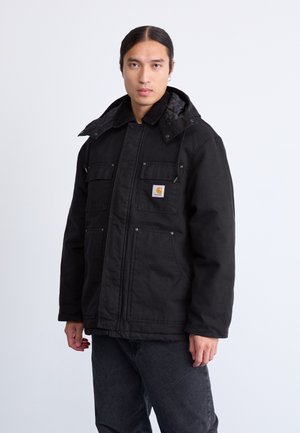 AMBEL COAT DEERFIELD - Nyári dzseki - black/black stone washed
