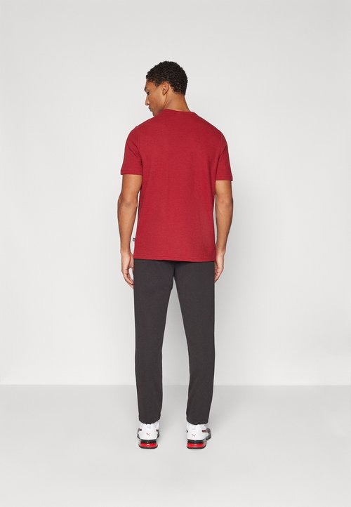 PUMA LOGO - Tracksuit bottoms - black — photo 4