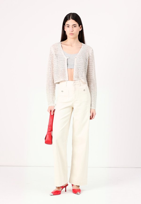 VMLEILANI V NECK SHORT CARDI - Cardigan - birch2