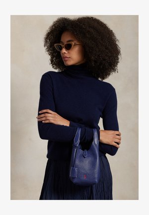 Polo Ralph Lauren, POLO PLAY LEATHER SMALL TOTE & CROSSBODY - Håndtasker - ink