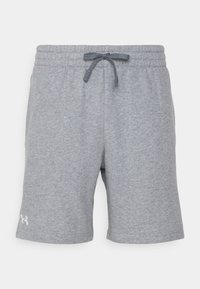 RIVAL FLEECE - Kurze Sporthose - castlerock light heather/white