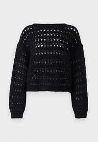 IMENY - Strikkegenser - black