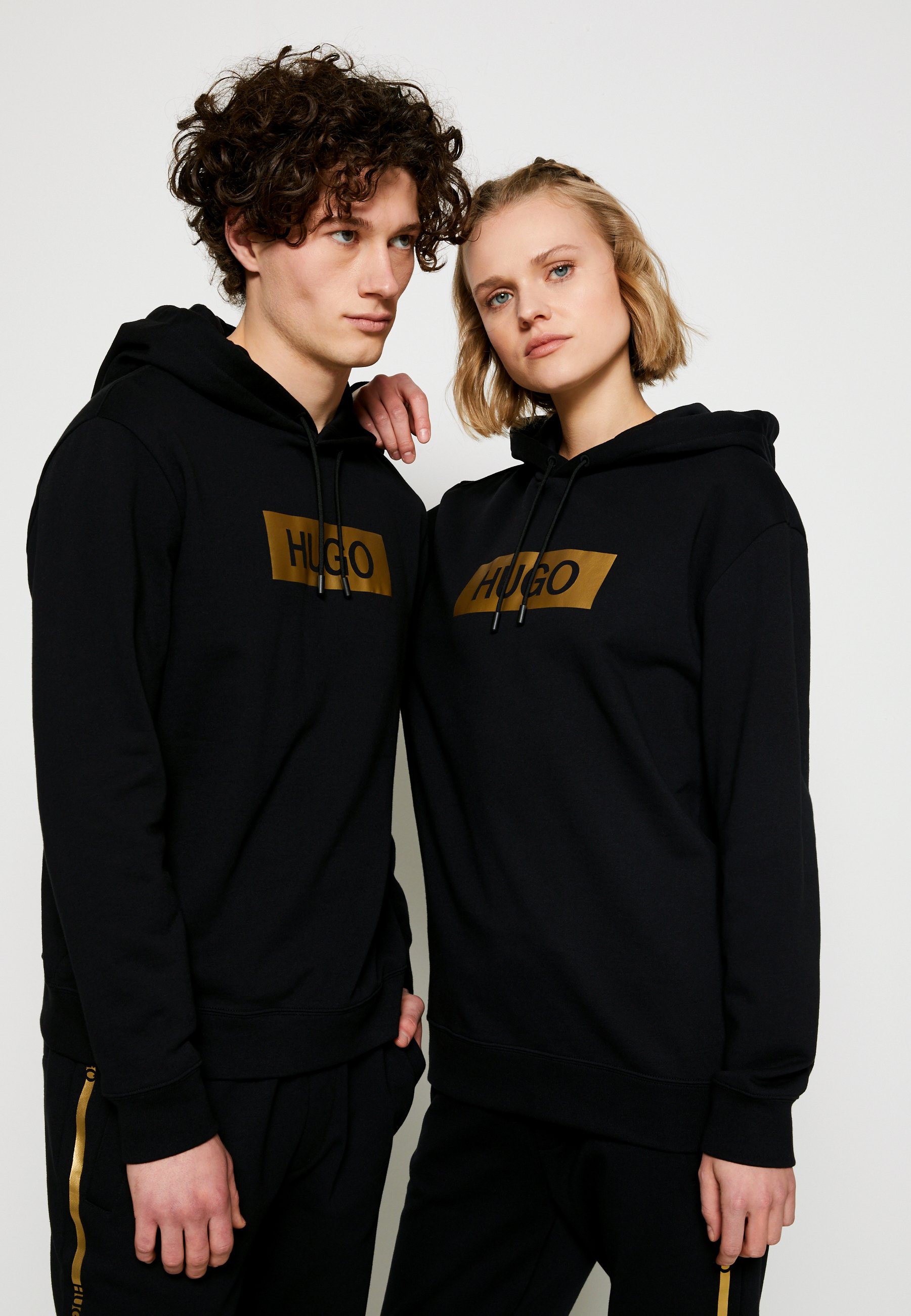 black and gold pullover