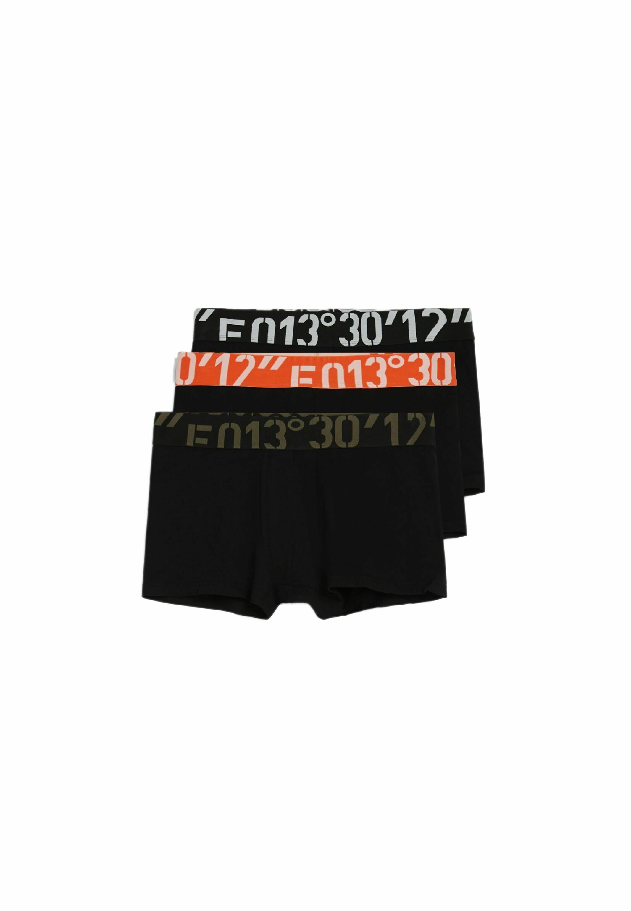 Buffalo Herren Boxershorts 4er-Pack – Hipster, Schwarz, Baumwolle-Stretch, Low Rise, Größe L