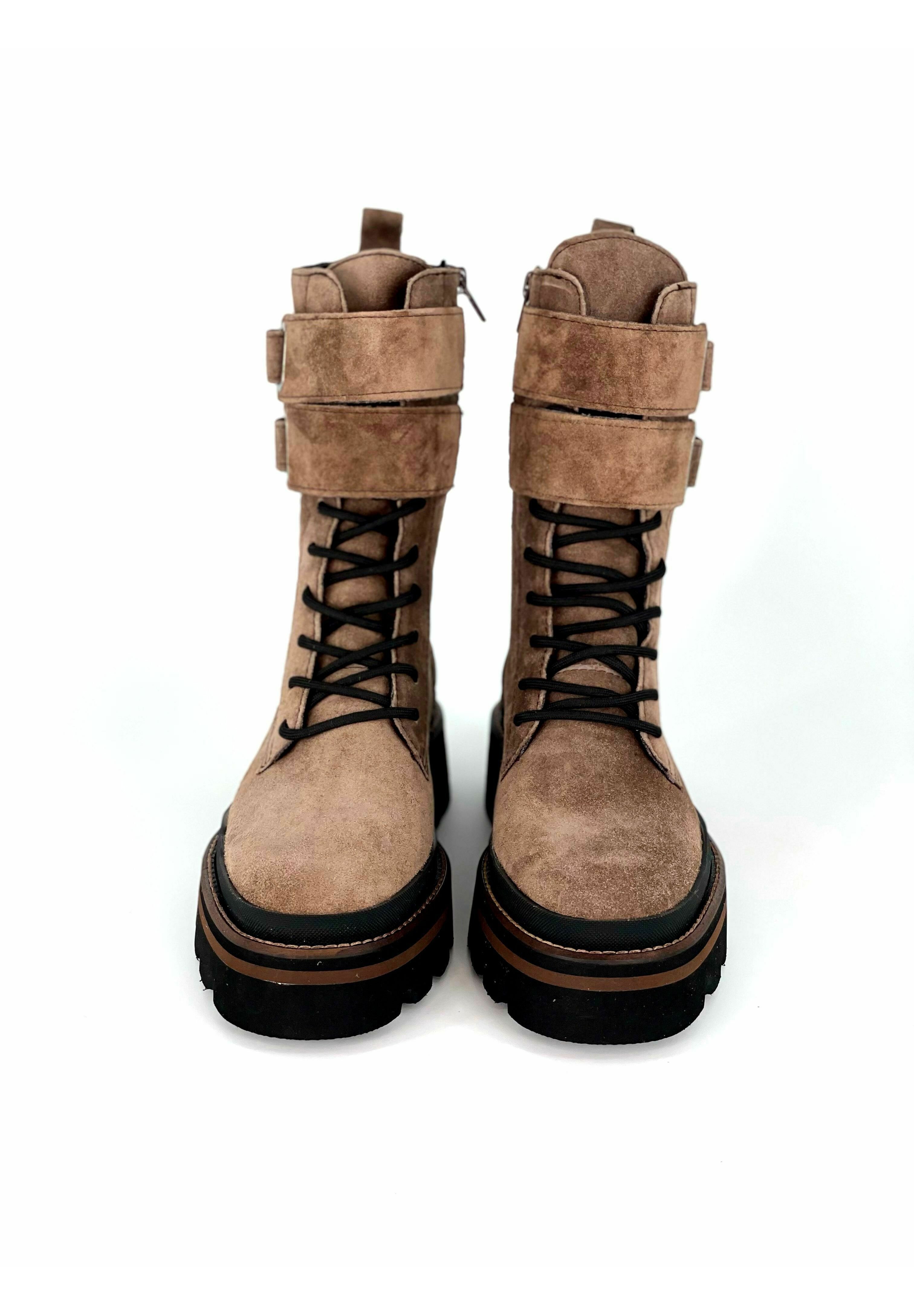 Alpe Botas con plataforma - bison/marrón topo - Zalando.es