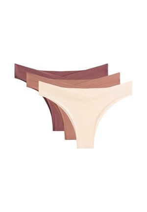 BLEND V-CUT BRAZILIAN 3 PACK - Slip - beige