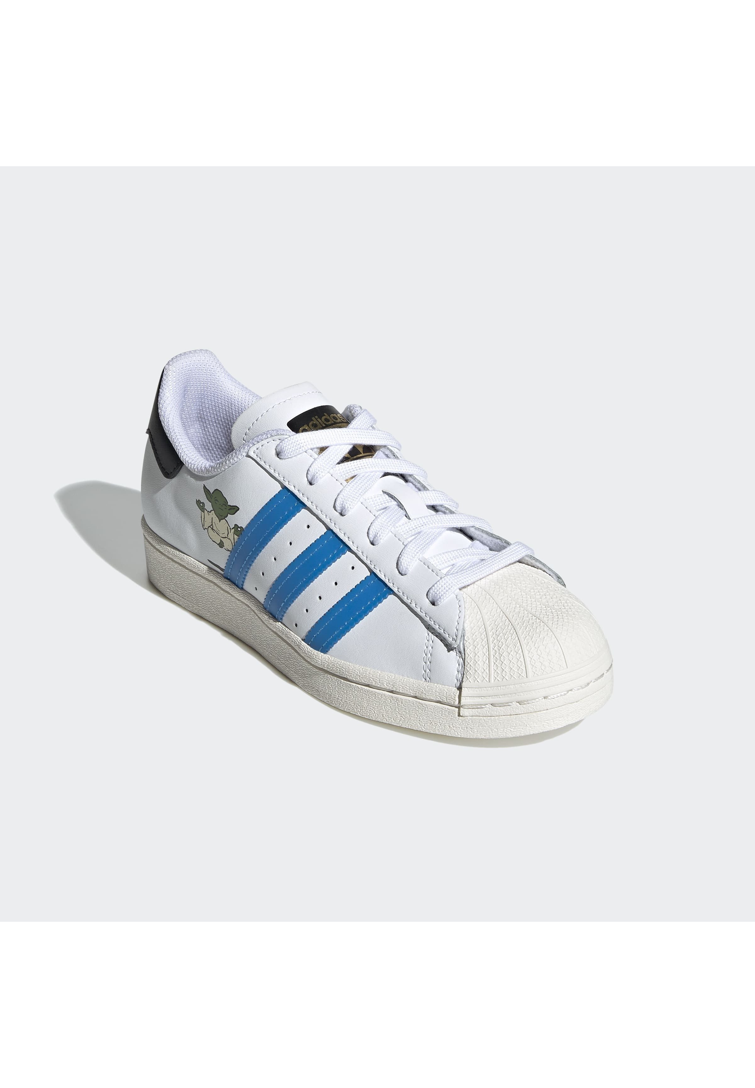 adidas Originals SUPERSTAR SHOES - Trainers - ftwr white/scarlet/chalk  white/white - Zalando.co.uk