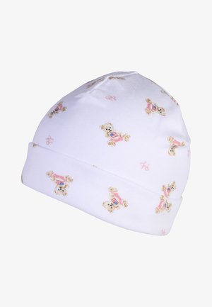 Polo Ralph Lauren BEANIE HAT BABY - Gorro - white/pink/multi