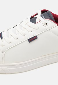 Jack & Jones JFWLANCASTER - Trainers - white/cognac