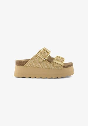Colors of California, SANDALO DONNA - Ciabattine con tacco - beige