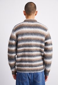Obey Clothing REGGIE ZIP UP CARDIGAN - Jopica - black multi