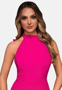 Ombre Společenské šaty - fuchsia