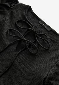Next TALL FIT - TEXTURED PUFF SLEEVES FRONT DETAIL - Kampsunkleit - black