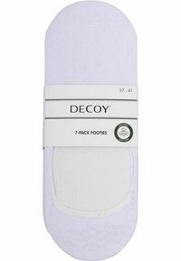 Decoy 7-PACK - Trainer socks - white