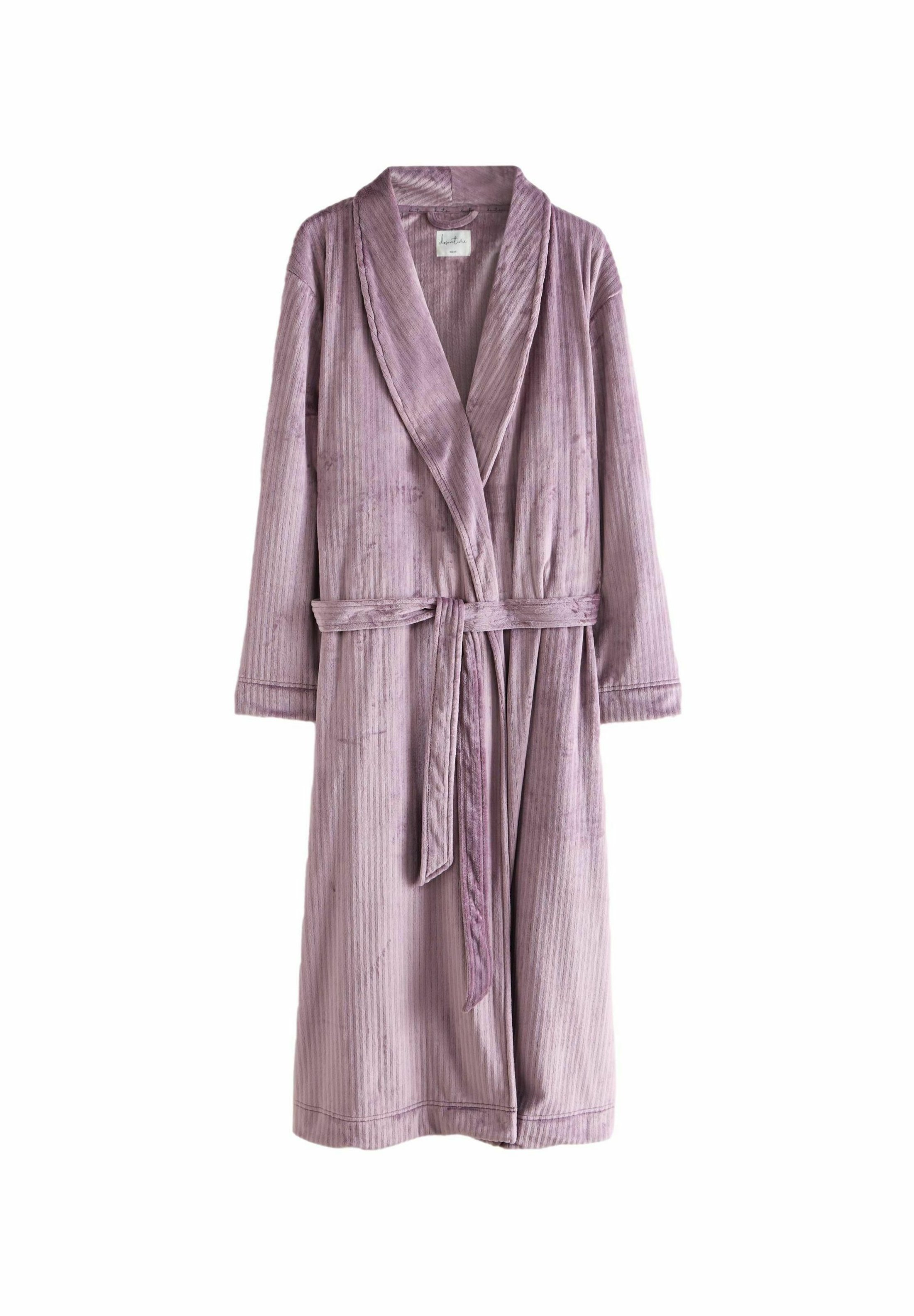 INTIMO Accappatoio Da Donna In Poly Charmeuse - Maniche Kimono E Collo A Scialle, Nero, Large - 2