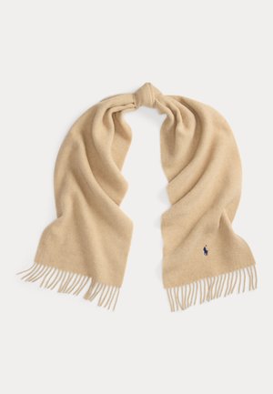 Polo Ralph Lauren FRINGE TRIM WOOL SCARF - Sjal / Tørklæder - beige