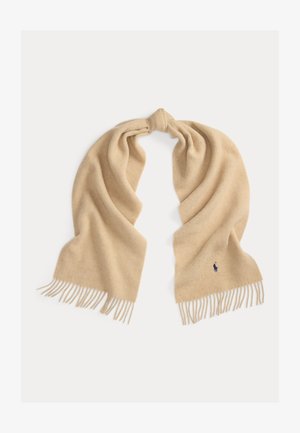 Polo Ralph Lauren FRINGE TRIM WOOL SCARF - Sjaal - beige