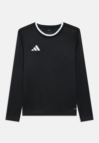 Μαύρο μακρυμάνικο πουκάμισο με λευκό γιακά και διακριτικό λογότυπο. Ομαλό ύφασμα, αθλητικός σχεδιασμός, ελαφρώς στρογγυλεμένο τελείωμα, κανονική εφαρμογή.