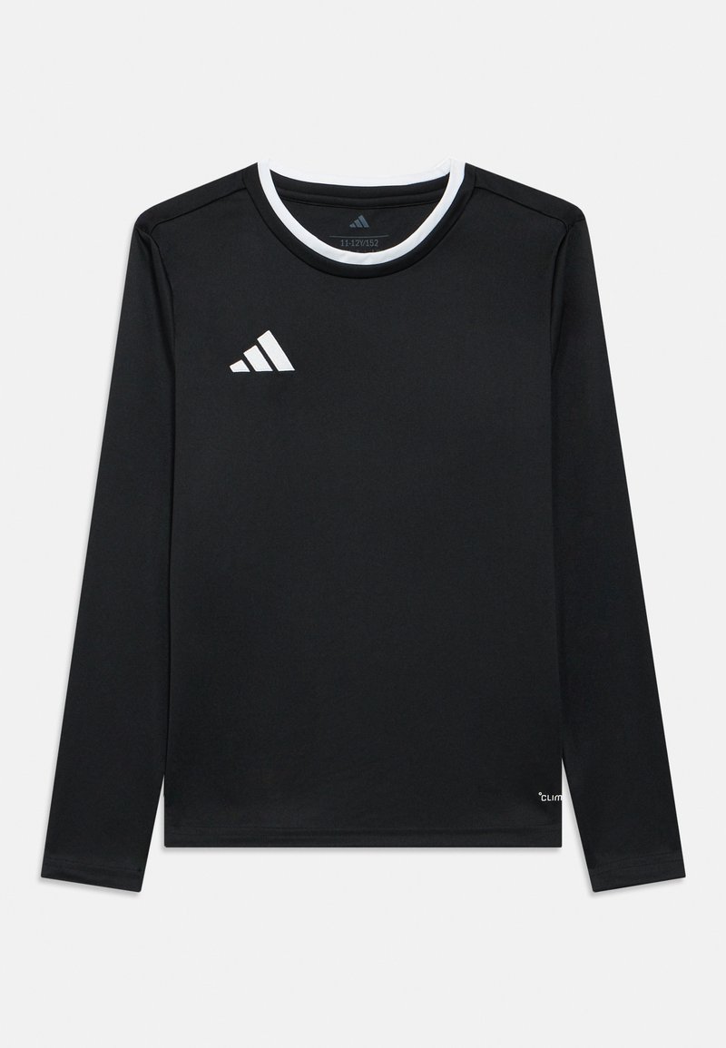 Μαύρο μακρυμάνικο πουκάμισο με λευκό γιακά και διακριτικό λογότυπο. Ομαλό ύφασμα, αθλητικός σχεδιασμός, ελαφρώς στρογγυλεμένο τελείωμα, κανονική εφαρμογή.