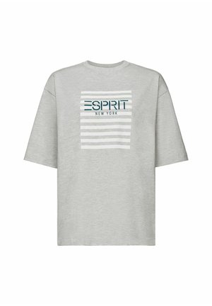 T-shirt med print - light grey