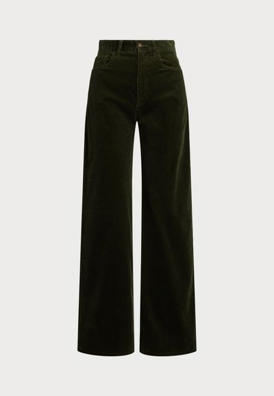 Polo Ralph Lauren COTTON CORDUROY WIDE-LEG PANT - Pantaloni - olive