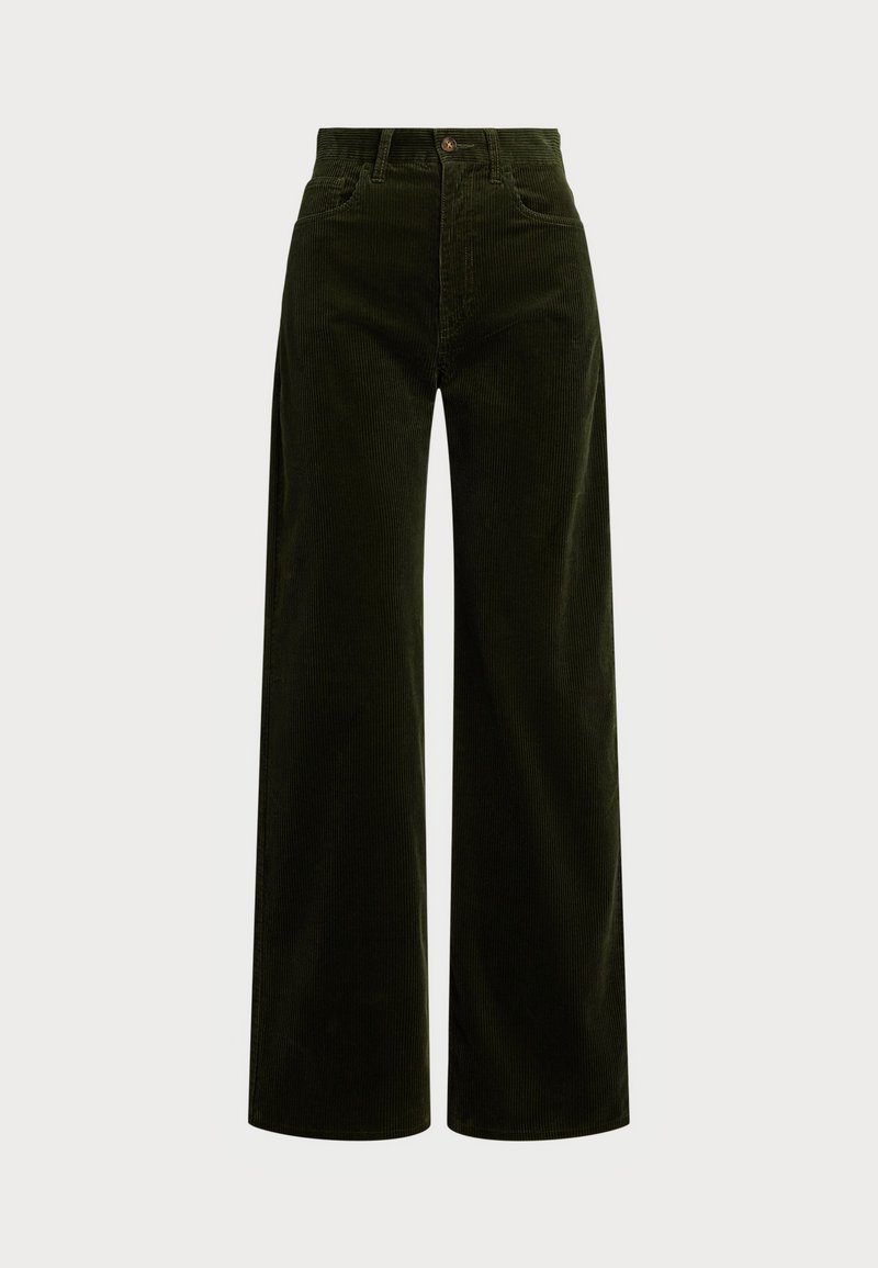 Polo Ralph Lauren COTTON CORDUROY WIDE-LEG PANT - Housut - olive