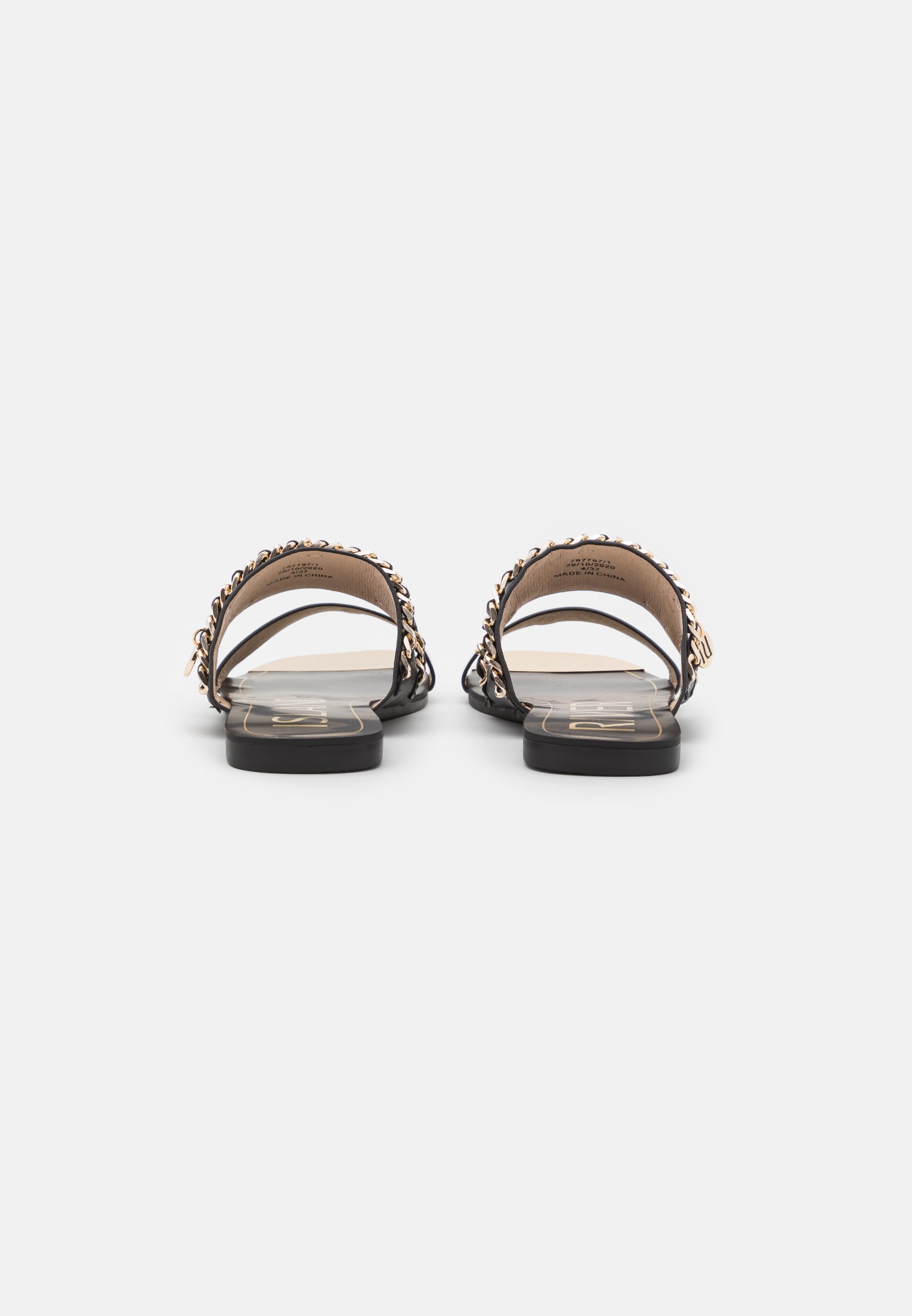 River Island Pantoletai - black/juoda 