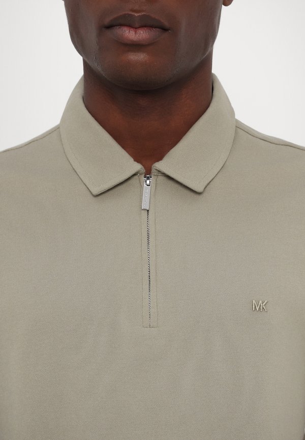 SLEEK ZIP  - Polo shirt - dusty sage2