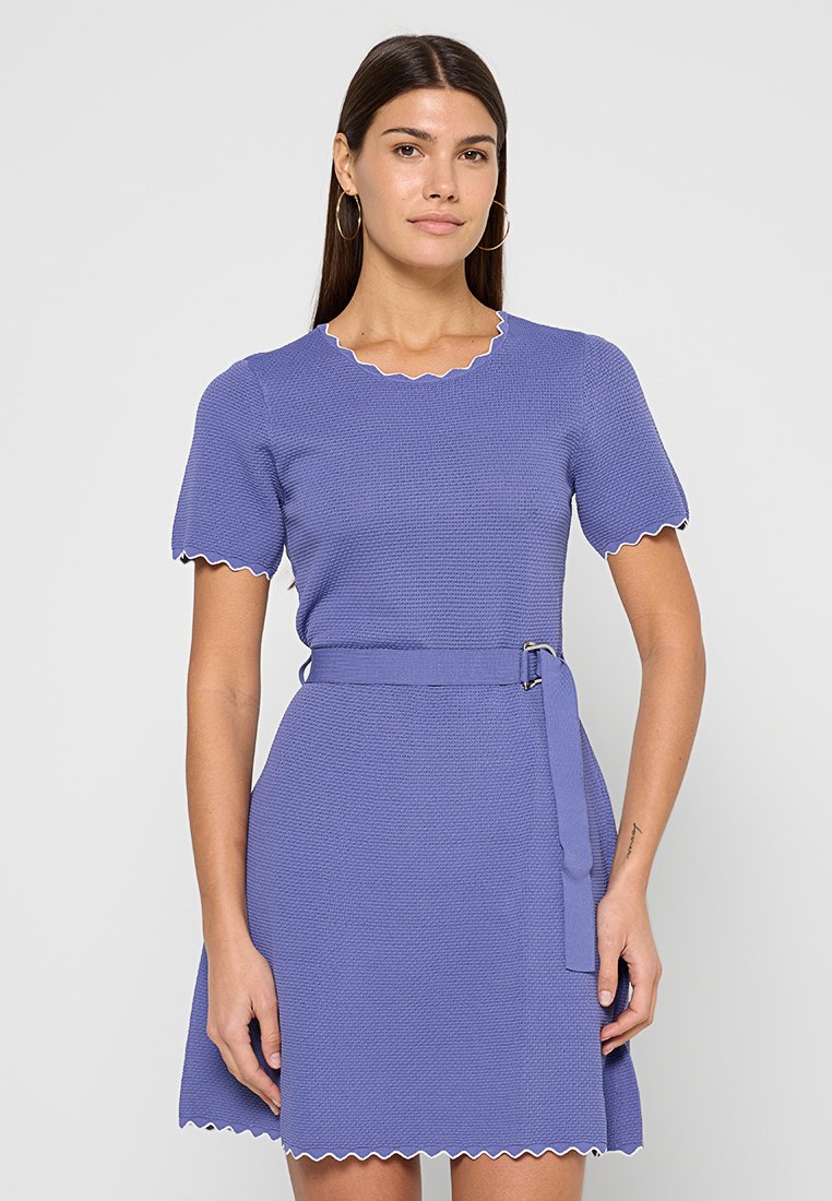 Emporio Armani Gebreide jurk blauw