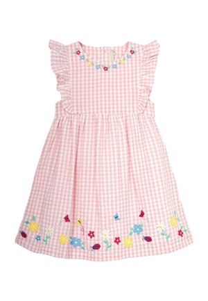 DAISY APPLIQUE GINGHAM PRETTY SUMMER  REGULAR FIT - Vestito estivo - pink