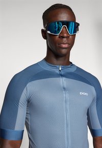 POC ESSENTIAL ROAD LOGO - Maillot de ciclismo - calcite blue/dark calcite blue