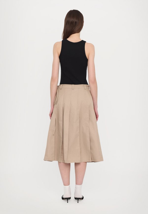 SUNNY - Pleated skirt - savannah tan2